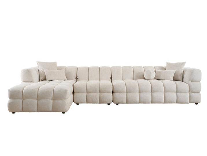 Berlin Extra Großes Linksseitige Ecksofa Helles Taupe - Chenille Berlin Extra Großes Linksseitige Ecksofa Helles Taupe - Chenille von My furniture