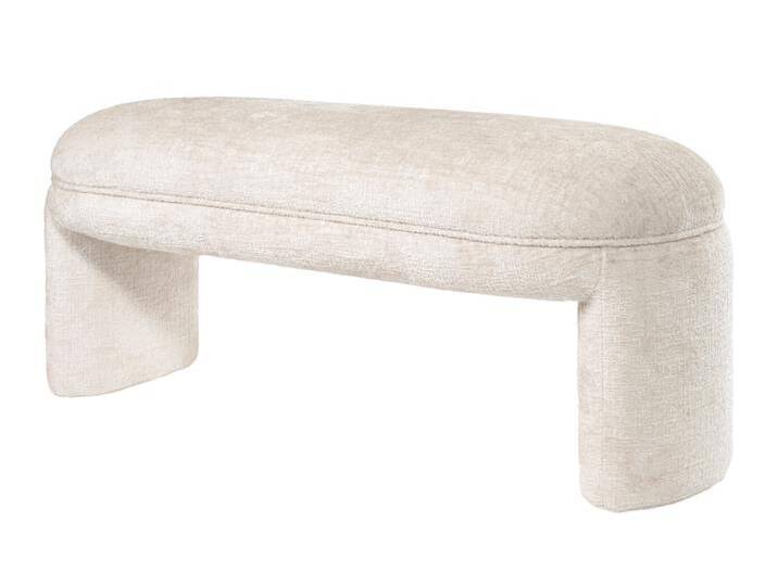 Bolo Sitzbank - Hell-taupefarbenes Chenille Bolo Sitzbank - Hell-taupefarbenes Chenille von My furniture