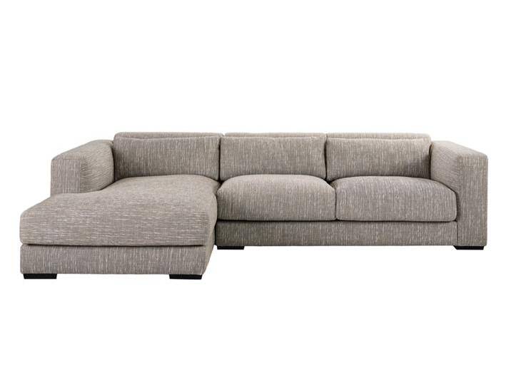 Dolce Ecksofa Linksseitig - Leinen Dunkles Taupe Dolce Ecksofa Linksseitig - Leinen Dunkles Taupe von My furniture