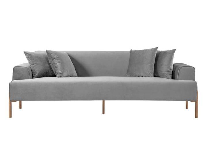 Duke 3-Sitzer Sofa - Taubengrau - Beine Messing Duke 3-Sitzer Sofa - Taubengrau - Beine Messing von My furniture