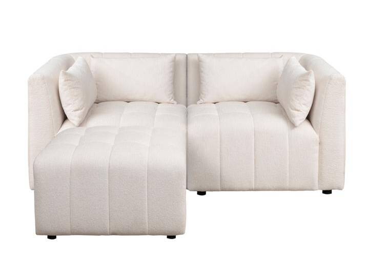 Essen 2-Sitzer Ecksofa - Elfenbeinfarbenes Chenille Essen 2-Sitzer Ecksofa - Elfenbeinfarbenes Chenille von My furniture