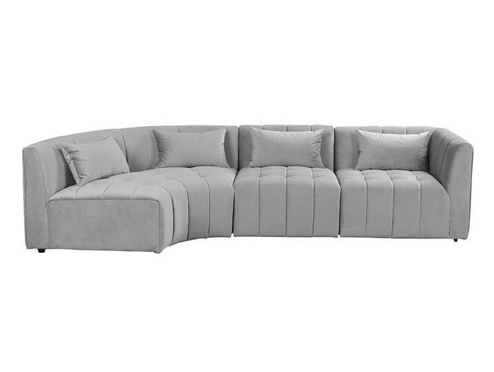Essen Ecksofa Gebogen - Linksseitig - Taubengrau Essen Ecksofa Gebogen - Linksseitig - Taubengrau von My furniture