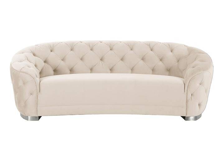 Fairfield 3-Sitzer Sofa – Kreideweiß – Basis Silber Fairfield 3-Sitzer Sofa – Kreideweiß – Basis Silber von My furniture