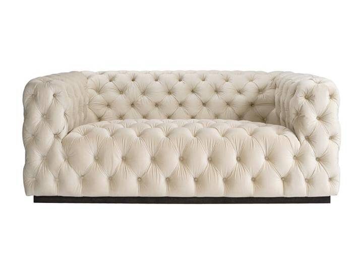 Frankfurt 2-Sitzer Sofa - Kreide - Schwarze Basis Frankfurt 2-Sitzer Sofa - Kreide - Schwarze Basis von My furniture