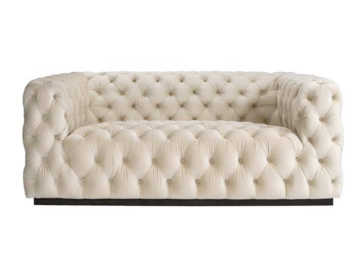 Frankfurt 2-Sitzer Sofa - Kreide - Schwarze Basis Frankfurt 2-Sitzer Sofa - Kreide - Schwarze Basis von My furniture