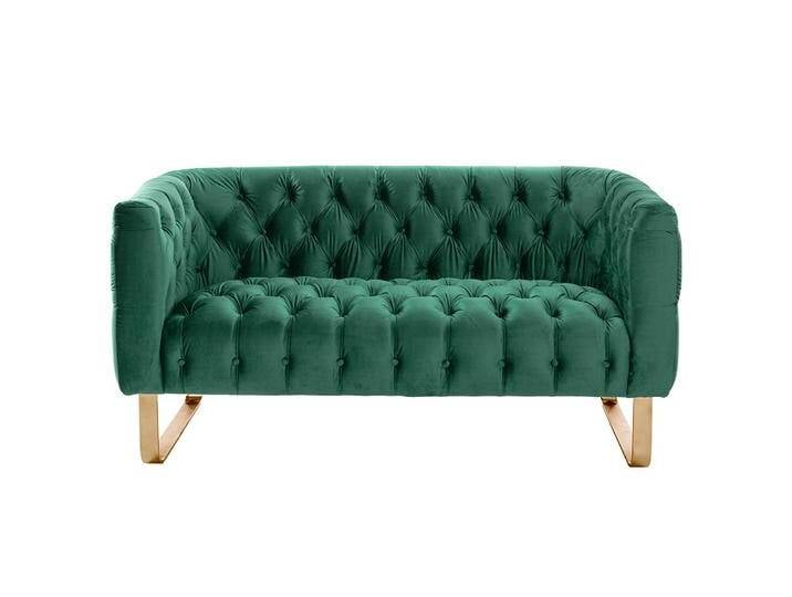 Grosvenor 2-Sitzer Sofa - Flaschengrün - Messing Grosvenor 2-Sitzer Sofa - Flaschengrün - Messing von My furniture