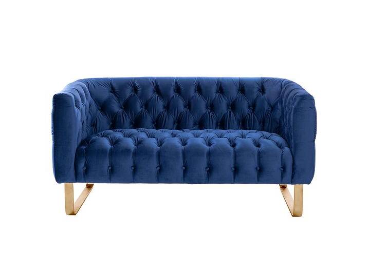 Grosvenor 2-Sitzer Sofa - Marineblau - Messing Grosvenor 2-Sitzer Sofa - Marineblau - Messing von My furniture