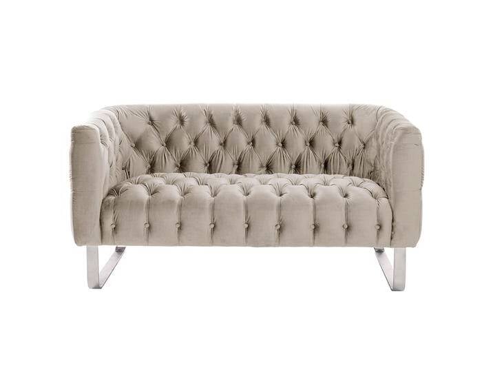 Grosvenor 2-Sitzer Sofa - Taupe - Silber Grosvenor 2-Sitzer Sofa - Taupe - Silber von My furniture