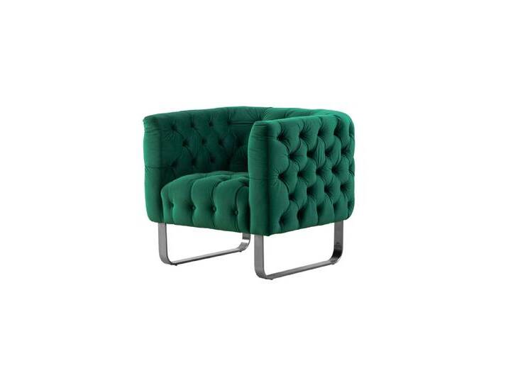 Grosvenor Armsessel - Flaschengrün - Silber Grosvenor Armsessel - Flaschengrün - Silber von My furniture