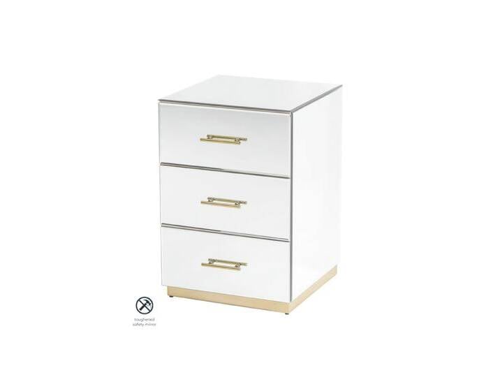 Harper Beistelltisch Verspiegelt - Champagner Goldene Details Harper Beistelltisch Verspiegelt - Champagner Goldene Details von My furniture