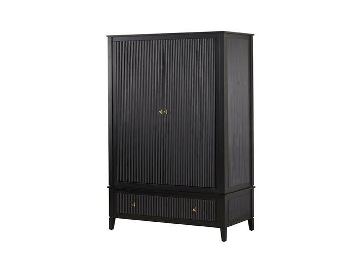 Heidi Kleiderschrank Schwarz - Messing/Silber Heidi Kleiderschrank Schwarz - Messing/Silber von My furniture