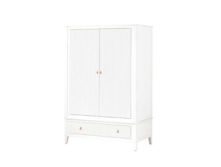 Heidi Kleiderschrank Weiß - Messing/Silber Heidi Kleiderschrank Weiß - Messing/Silber von My furniture