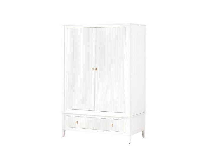 Heidi Kleiderschrank Weiß - Messing/Silber Heidi Kleiderschrank Weiß - Messing/Silber von My furniture