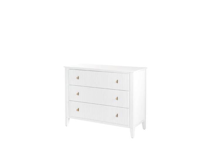 Heidi Kommode Weiß - Messing/Silber Heidi Kommode Weiß - Messing/Silber von My furniture