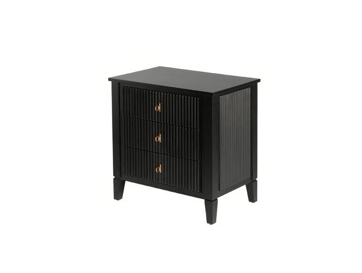 Heidi Nachttisch Schwarz - Messing/Silber Heidi Nachttisch Schwarz - Messing/Silber von My furniture