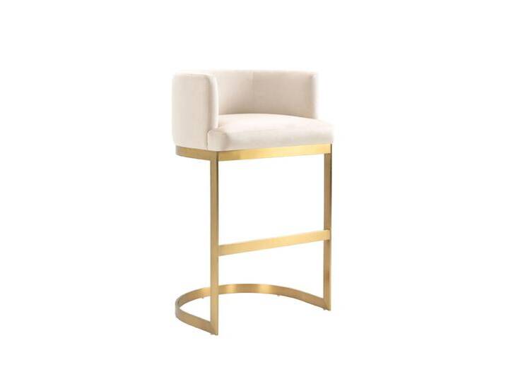 Lasco Barhocker - Kreideweiß - Basis Messing Lasco Barhocker - Kreideweiß - Basis Messing von My furniture