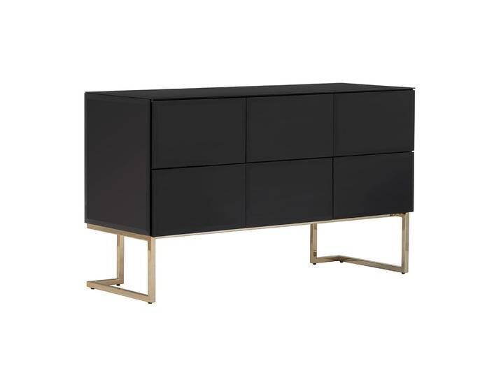 Lorenzo Kommode - Schwarzes Glas Lorenzo Kommode - Schwarzes Glas von My furniture