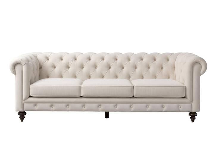 Monty 3-Sitzer Sofa - Kreideweiß Monty 3-Sitzer Sofa - Kreideweiß von My furniture