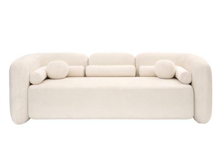 Munich 3-Sitzer Sofa – Elfenbein-Borg - Chenille Munich 3-Sitzer Sofa – Elfenbein-Borg - Chenille von My furniture