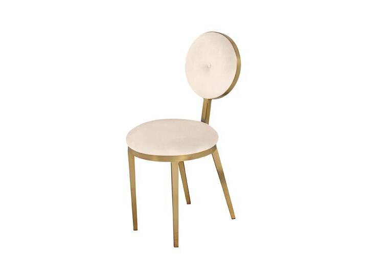 Ravello Esszimmerstuhl - Messing - Kreideweiß Ravello Esszimmerstuhl - Messing - Kreideweiß von My furniture