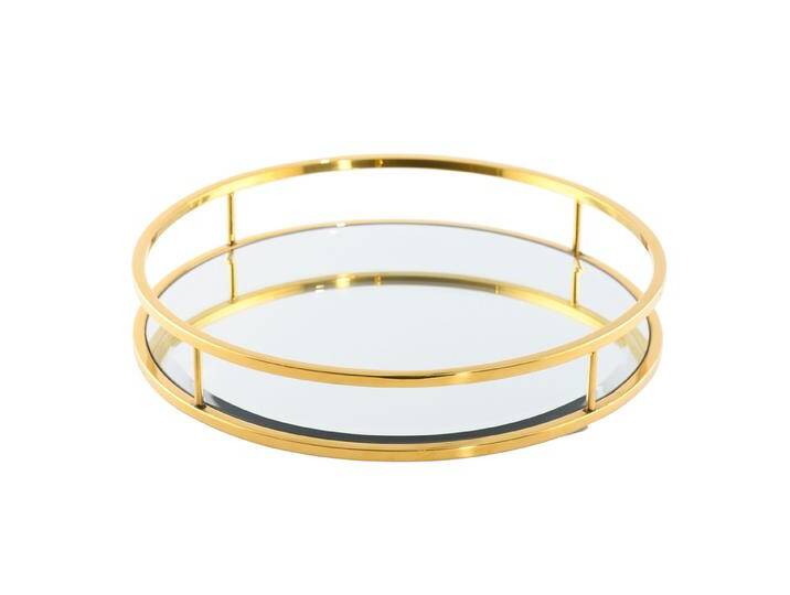 Rippon Tablett Rund - Messing Rippon Tablett Rund - Messing von My furniture