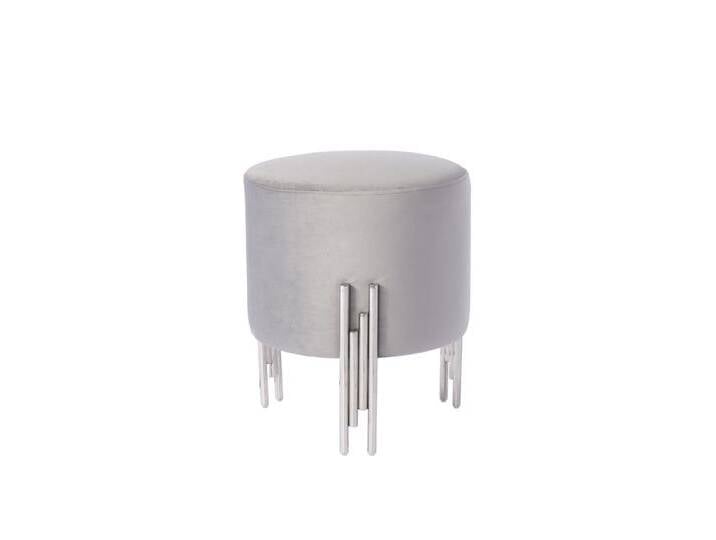 Rubell Hocker - Silber – Taubengrau Rubell Hocker - Silber – Taubengrau von My furniture