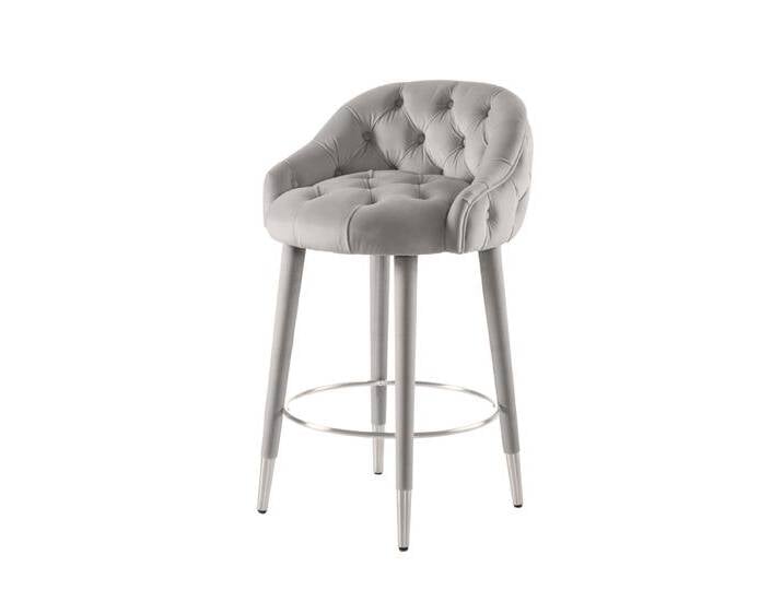 Sophia Thekenhocker - Grau - Silberkappen Sophia Thekenhocker - Grau - Silberkappen von My furniture