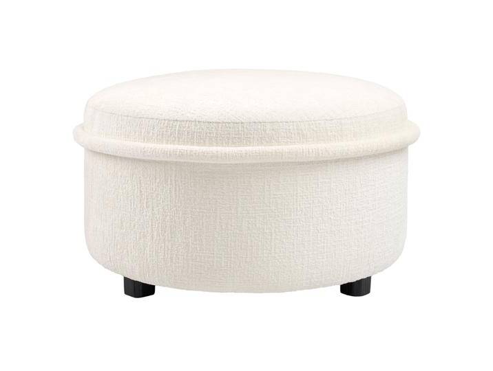 Tubio Fußhocker Groß Elfenbeinfarbenes Chenille Tubio Fußhocker Groß Elfenbeinfarbenes Chenille von My furniture