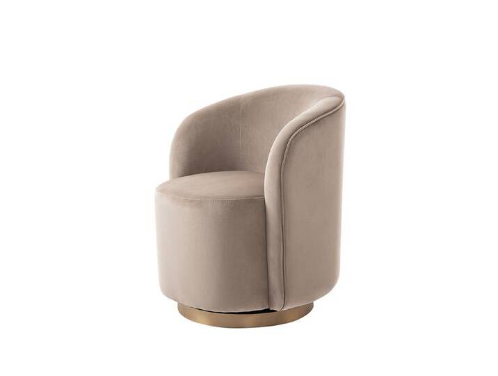 West End Esszimmerstuhl – Drehbar – Taupe – Basis Messing West End Esszimmerstuhl – Drehbar – Taupe – Basis Messing von My furniture