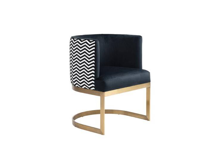 Zig-Zag Esszimmerstuhl – Basis Messing Zig-Zag Esszimmerstuhl – Basis Messing von My furniture