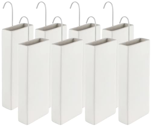 Luftbefeuchter für Heizung Set inkl. Haken - Keramik Wasserverdunster - beige matt - Wasserverdunster verdampfer verdunster Luftreiniger - Neutral - 8 Stück von My-goodbuy24