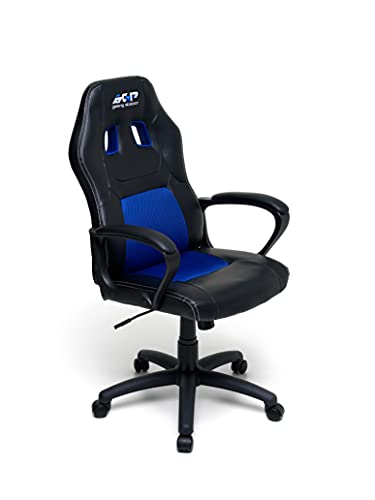 My_office Racing-Sessel, Kunstleder, blau, Medium von My_office