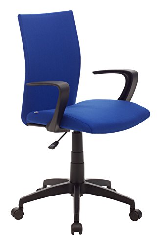 Sessel für Büro operativen Struktur in Nylon Milano blau 59 x 45 x H100 von My_office
