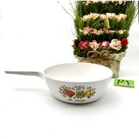 Vintage Corning Ware Spice Of Life 1 Pint Menuette Le Sauge Pfanne Ohne Deckel Ersatzartikel Kräutermotiv Retro Kochgeschirr My40Yearcollection von My40YearCollection