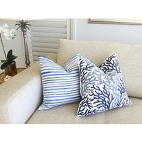 Navy Coral Kissenbezug Küsten Kissen Strandhaus Coral, View Luxe Nautical Kissen, Toss Scatter Navy Coral Kissenbezug Küsten Kissen Strandhaus Coral, View Luxe Nautical Kissen, Toss Scatter von MyBeachsideStyle