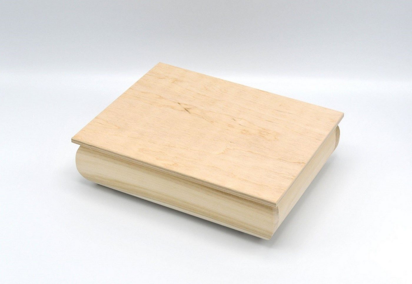 MyBer® Aufbewahrungsbox Schmuckschatulle Box braun Holz naturbelasen Aufbewahrungsbox Deckel (1 St), Hübsche Schatulle aus Holz naturbelassen braun von MyBer®