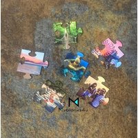 Kühlschrankmagnete Puzzleteile 12Er Pack, Sublimationsrohlinge, Kostenloser Versand, Einseitig von MyBlanks4U