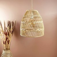 "Laura" Rattan-Pendelleuchte, Abgerundete Form - D27cm von MyBohem