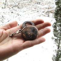 Kleines Antikes Vorhängeschloss Rustikales Hochzeit Liebesschloss Mit Schlüssel von MyBootSale