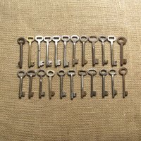 Vintage Metallskelett Schlüssel Rostiges Steampunk Craft Versorgung | 23Er-Set Vintage Metallskelett Schlüssel Rostiges Steampunk Craft Versorgung | 23Er-Set von MyBootSale