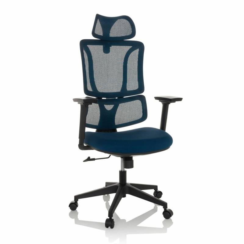 Bürostuhl Drehstuhl Ergomy Sitz Schreibtisch Netzstoff Blau Mybuero B-Ware von MyBuero