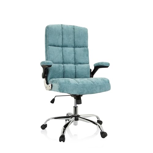 MyBuero 729438 Chefsessel Relax WD 100 Samt höhenverstellbarer Drehstuhl mit klappbaren Armlehnen, Mint MyBuero 729438 Chefsessel Relax WD 100 Samt höhenverstellbarer Drehstuhl mit klappbaren Armlehnen, Mint von MyBuero