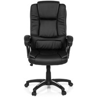 MyBuero Chefsessel Bürostuhl RELAX CL120 Schwarz, Schreibtischstuhl mit Armlehnen von MyBuero