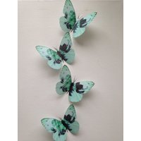 3D Entenei Schmetterling Wandkunst Funkelndes Rosendekor von MyButterflyLove