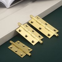 Moderne Dekorative Gebürstetem Messing Schrank Scharniere Küchenschrank Tür Gold Möbelbeschläge 2/2, 5 3 Zoll von MyCabinetHardware