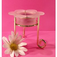 Messing Kerzenständer Mit Milchblumenform Glas Kerzenhalter - Giftable von MyClassiCupboard