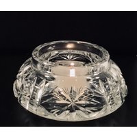Mikasa? Gorham? Wunderschöne Schwere Kristallsäule Oder Teelicht Kerzenhalter Ersatzdeckel von MyClassiCupboard