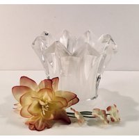 Reduziert - Mikasa Schwerer Diamant Facettiert Stern Geplatzter Kerzenhalter Wie Ist von MyClassiCupboard
