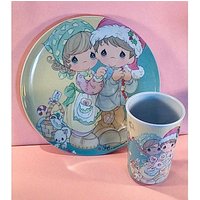 Reduziert - Precious Moments Kinderteller Und Trinkbecher Verschenkbar von MyClassiCupboard