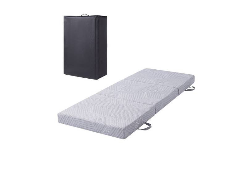 Klappmatratze faltbares Gästebett, in verschiedenen Größen erhältlich, waschbar, MyComfy, 10 cm hoch, (Matratze in verschiedenen Größen: 196x65 / 195x75 / 195x80 x 10 cm), Komfortable Schlaflösung für Gäste, Reisen & Alltag, vielseitig von MyComfy